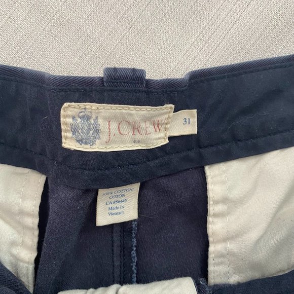J. Crew Factory Men's Navy Shorts Size 31 - Picture 3 of 5